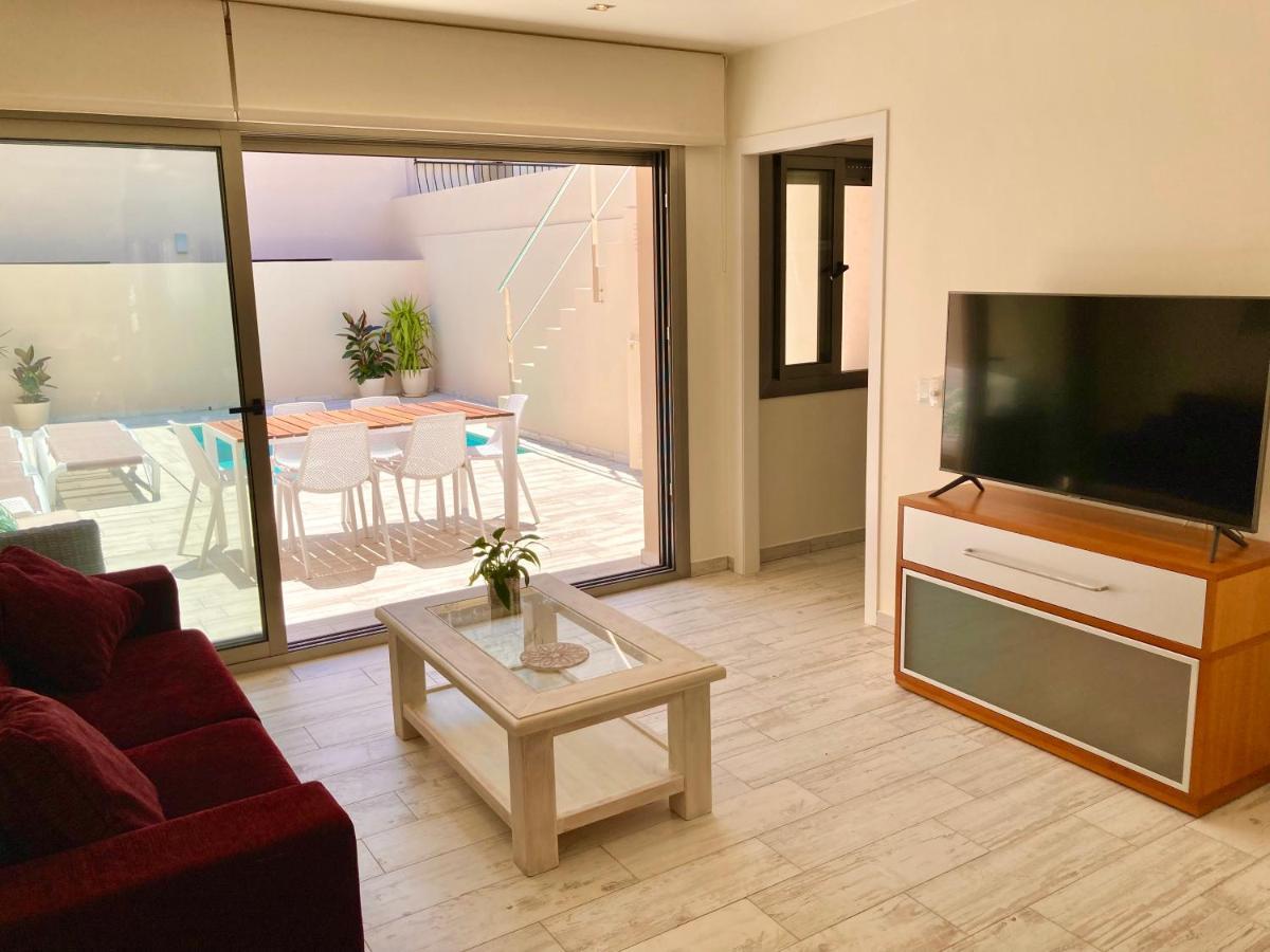 Casa Mediterranea Con Piscina Privada En パラモス エクステリア 写真