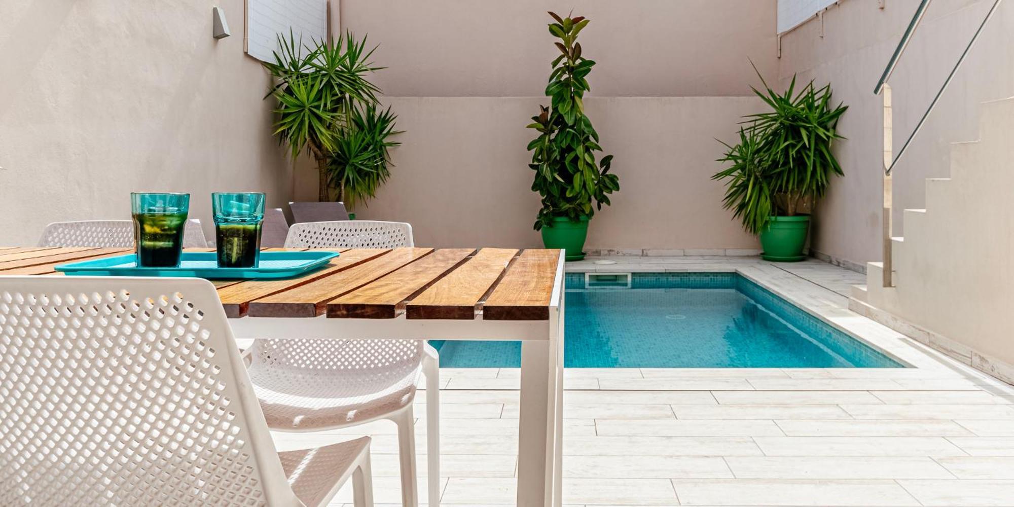 Casa Mediterranea Con Piscina Privada En パラモス エクステリア 写真