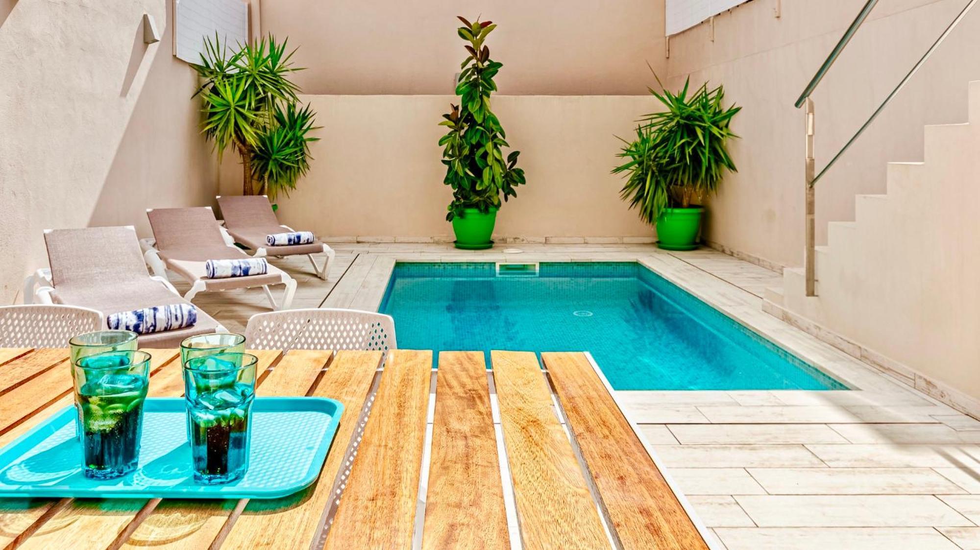 Casa Mediterranea Con Piscina Privada En パラモス エクステリア 写真